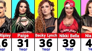 Age Of WWE Female Wrestlers in 2023