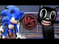 SONIC vs CARTOON CAT! (Cartoon Cat vs Sonic The Hedgehog Cartoon Rap Battle) | CARTOON RAP ATTACK