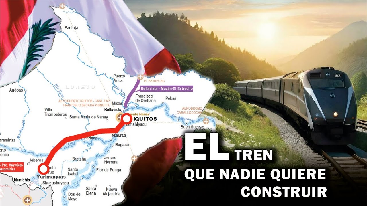 Así podría ser el Tren Yurimaguas - Iquitos