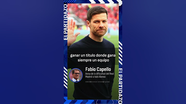 Capello avisa a Xabi Alonso sobre el Madrid: "Es otra cosa" | El Partidazo de COPE