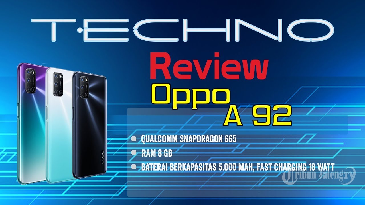 Spesifikasi Dan Harga Oppo A92 Youtube