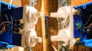 Como conectar un apagador doble - Como instalar dos interruptores o switches. #switch #electricista