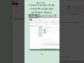 Create Unique ID By using M Language in Power Query Part 104 #excel #exceltips #powerqueryeditor