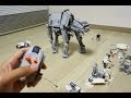 LEGO Star Wars AT-AT set 75054, RC modifications & Battle of Hoth video by 뿡대디