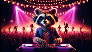 Bass Tracks: El Mapache Maestro del Electro 🎵🦝💫