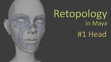 [Retopology] Quad Draw A Female 3D Model in Maya #1 Head, Face, Danny Mac