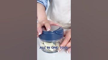 Manual Food Chopper, Compact & Powerful Hand Held Vegetable ChopperBlender  #kitchen