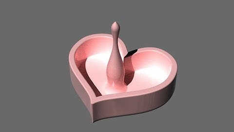 How to make a heart ring holder in design spark mechanical