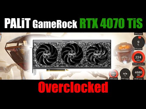 PALiT RTX 4070 Ti SUPER GameRock OmniBlack | Overclocked - YouTube