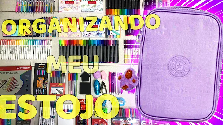 MATERIAL ESCOLAR 2020 - ORGANIZANDO MEU ESTOJO  PA...