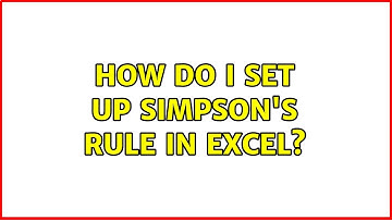 How do I set up Simpson