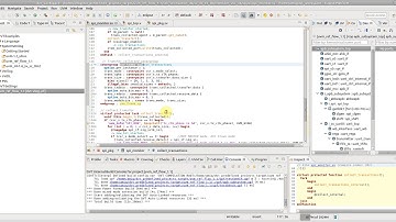Scope Breadcrumb Navigation Bar in the DVT Eclipse IDE