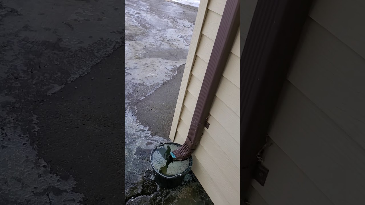 Making gutter salt brine YouTube