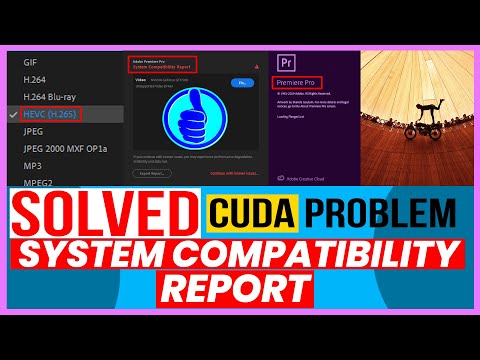 SOLVED:System Compatibility Report Adobe Premiere Pro cc 2020