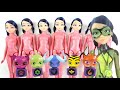 Miraculous Ladybug Magic Heroez Water Reveal Dolls Kwami Surprise Miracle Box Compilation