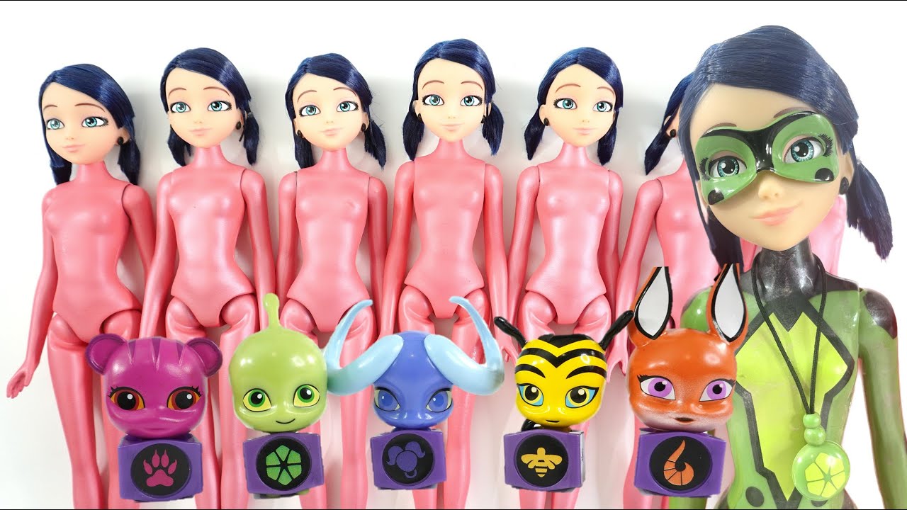 Miraculous Ladybug Magic Heroez Water Reveal Marinette ASMR Transformation  Surprise Unboxing dolls 