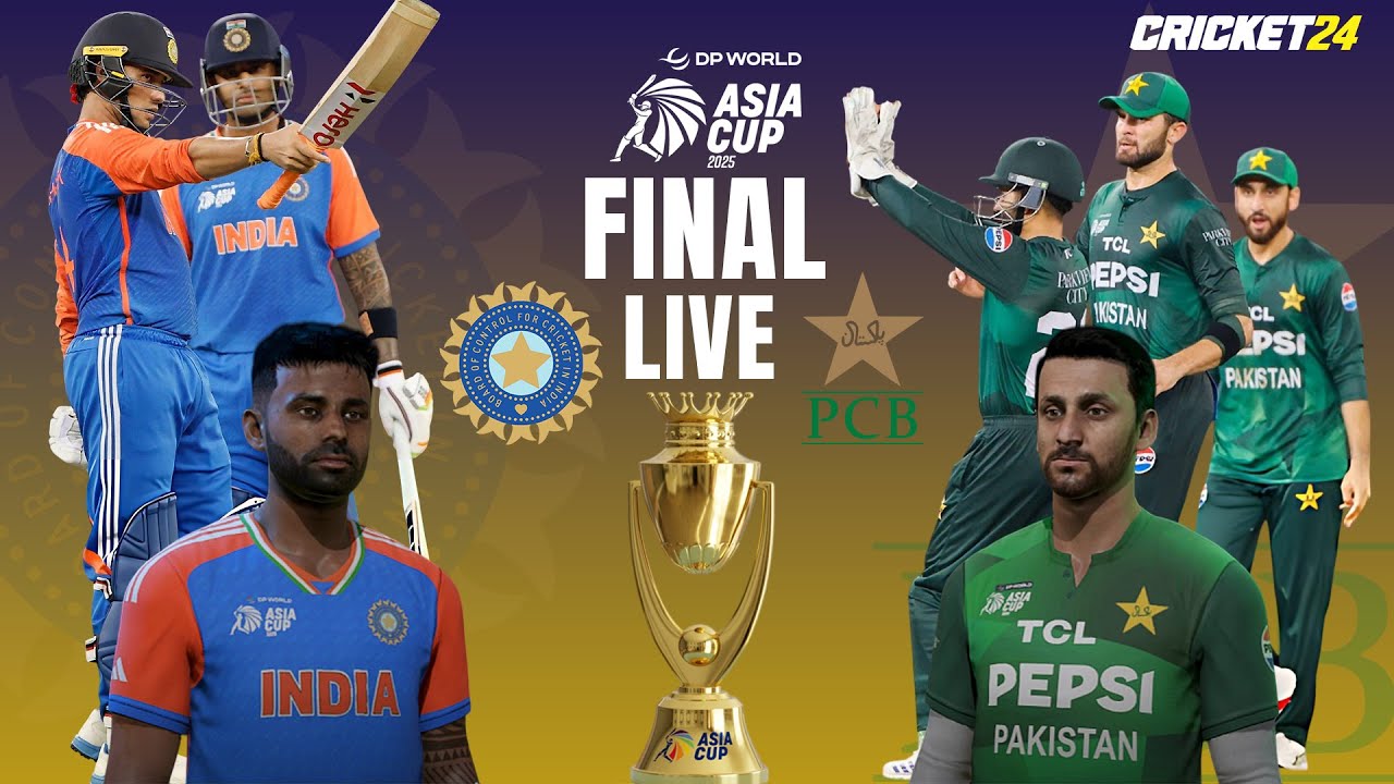 LIVE India vs Pakistan | DP World Asia Cup 2025 LIVE | FINAL IND VS PAK ...