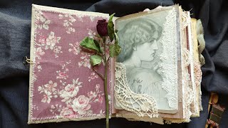“Roses and linen” junk journal flip-through: Part 1/2 (SOLD)