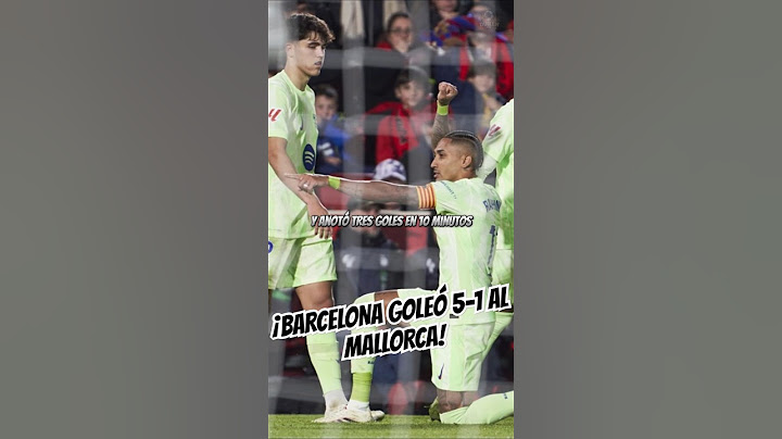 BARCELONA GOLEÓ 5-1 AL MALLORCA CON DOBLETE DE RAPHINHA Y RECUPERAN LA CONFIANZA! - DUKEN SPORTS