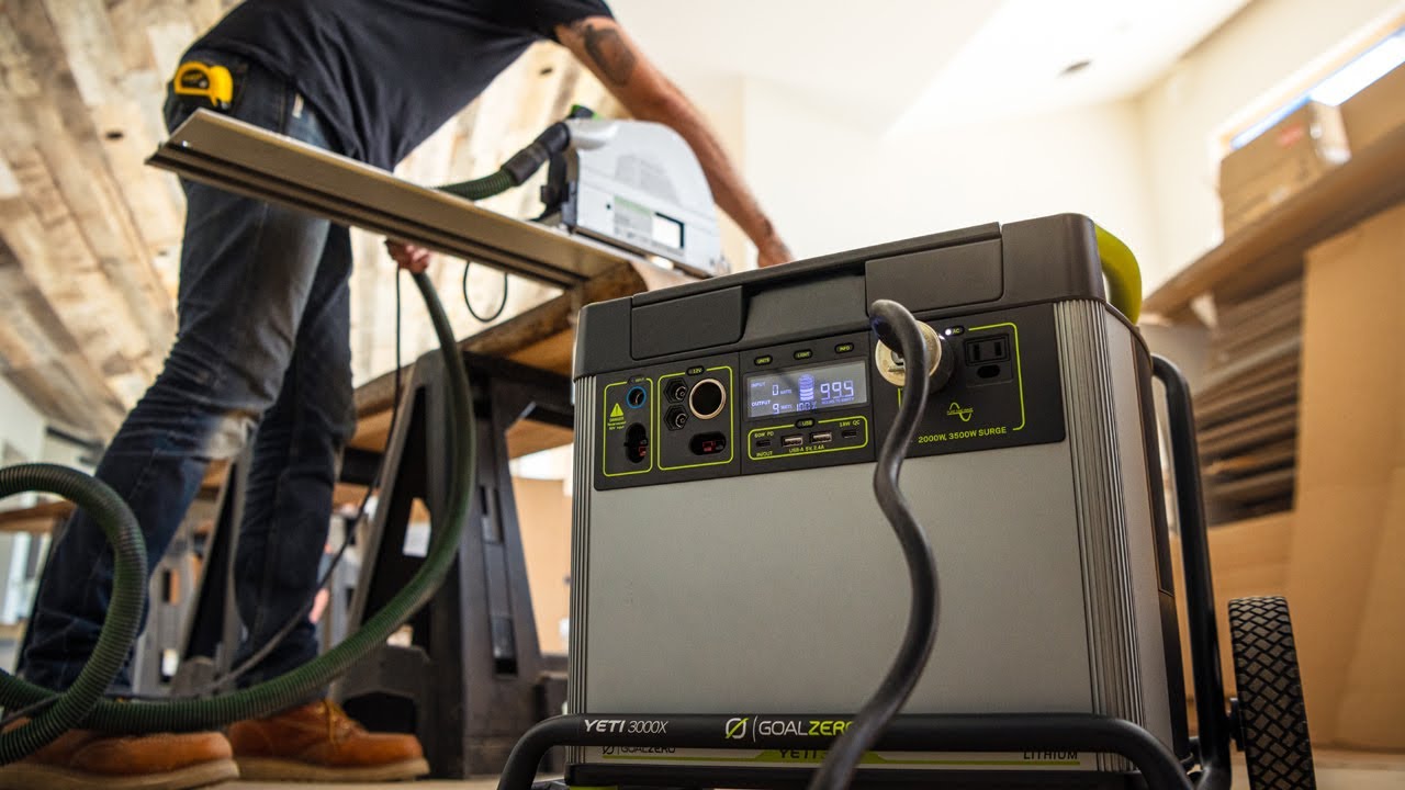 Goal Zero Yeti 3000x Portable Power Station Youtube