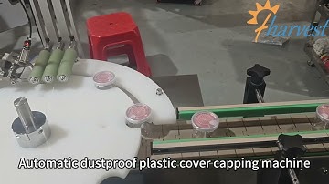 #Automatic PET can snap on press capping machine, #Dustproof plastic cover capper equipment #capper