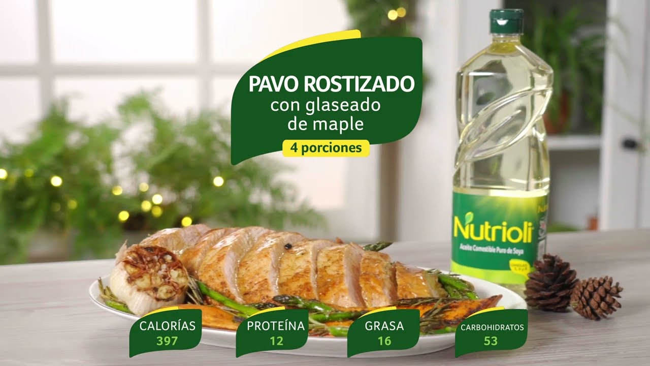 Pavo Rostizado con Glaseado de Maple