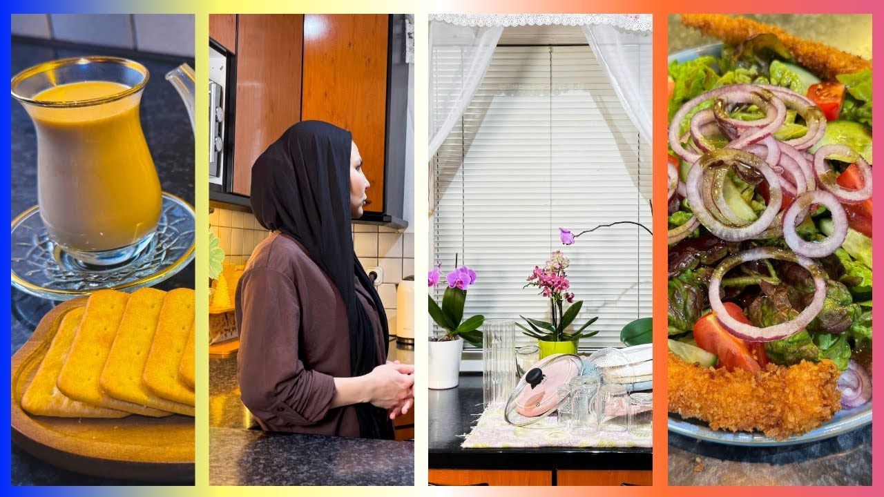 امروز سالاد معروف اتریش پختم🥗تمیزکاری خونه و یه صبحونه‌ی ساده ☕روزمرگی‌هایی که زندگی رو قشنگ می‌کنن 