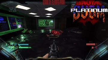 Brutal Doom Platinum 3.0 [Upscale, PBR, Visor, Relight] - Zero Brightness Beta: Map02 | 4K/60