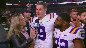 SEC on CBS outro 2019 #2 LSU @ #3 ALA