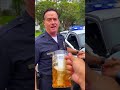 Drink Prank on Cops! #shorts