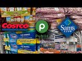 MASSIVE GROCERY SHOPPING AT COSTCO, SAMS CLUB & PUBLIX| publix deals| shop with me| grocery haul