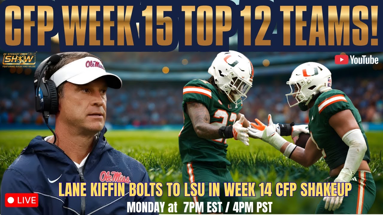 Lane Kiffin STUNS College Football: Is Miami's Playoff Dream Alive?