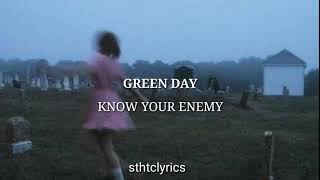 Green Day // Know Your Enemy [Sub. Español]