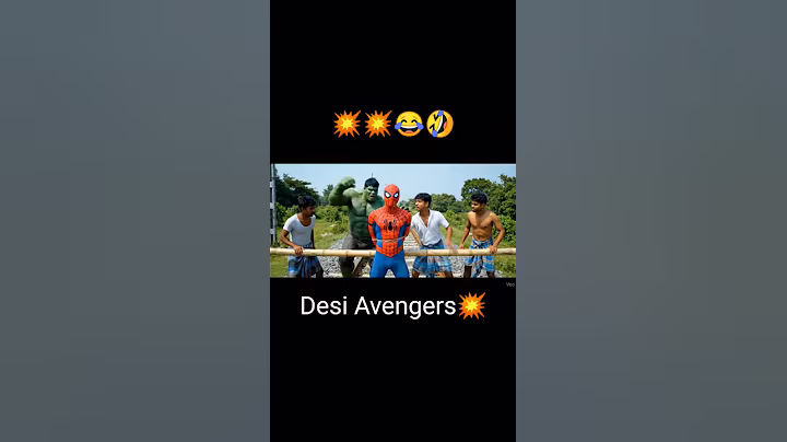 Desi Avengers, Hulk Vs Spider-man 💥, #shorts #ai #comedy