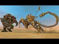 Монстры Царей против Бродячего идола - битвы Total War Warhammer 2