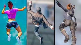 Falling Animations in 37 Different Games screenshot 2