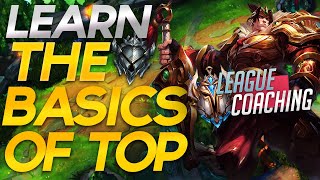 Silver player learns the fundamentals of top lane.. League of Legends Challenger Coaching