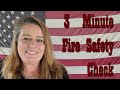 3 Minute Fire Safety Check ~ Preparedness