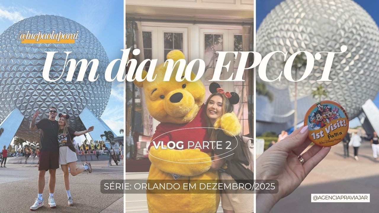 Volta do mundo no Epcot: parque da Disney I Série Orlando em dezembro de 2025