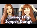 Cutting My Own Hair and Giving My Topper Bangs!