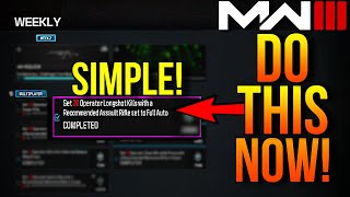 How To Get 20 LONGSHOTS With Assault Rifle Set to FULL AUTO MW3!