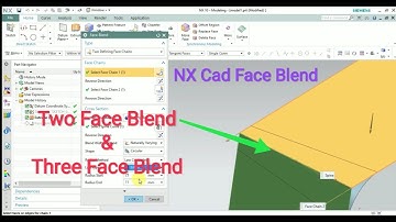 #Face Blend Command In UG NX Cad