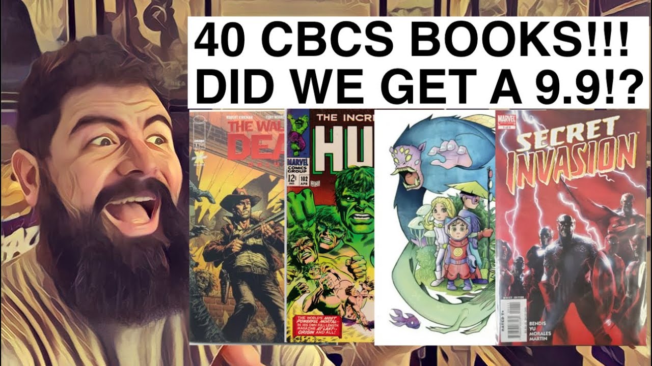 CBCS UNBOXING 40 BOOKS UNDER 30 MINUTES AND HOW MANY 9.9'S DID WE GET?! INSANE LUCK ON THIS ONE!