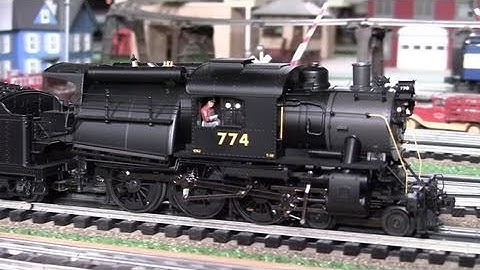 MTH Premier CNJ Camelback Ten-Wheeler (4-6-0) O-Gauge Steam Locomotive in True HD 1080p