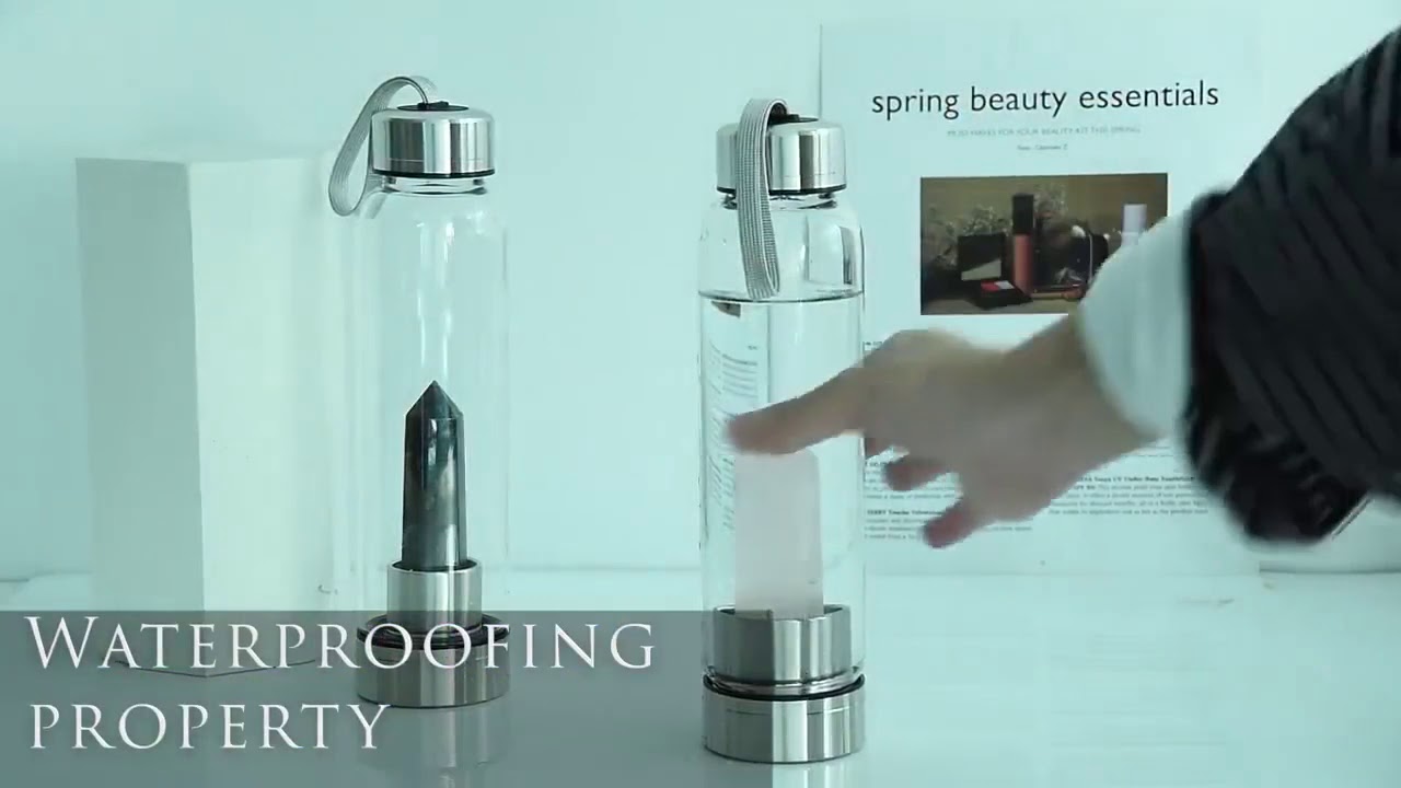 Natural Quartz Crystal Water Bottle YouTube