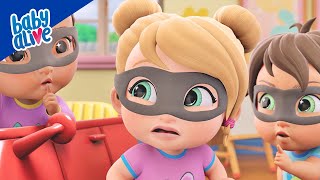 Baby Cops and Robbers  BRAND NEW Baby Alive Episodes ✨ Family Kids Cartoons