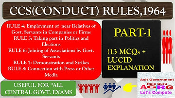 CCS(CONDUCT) RULES,1964: PART-1