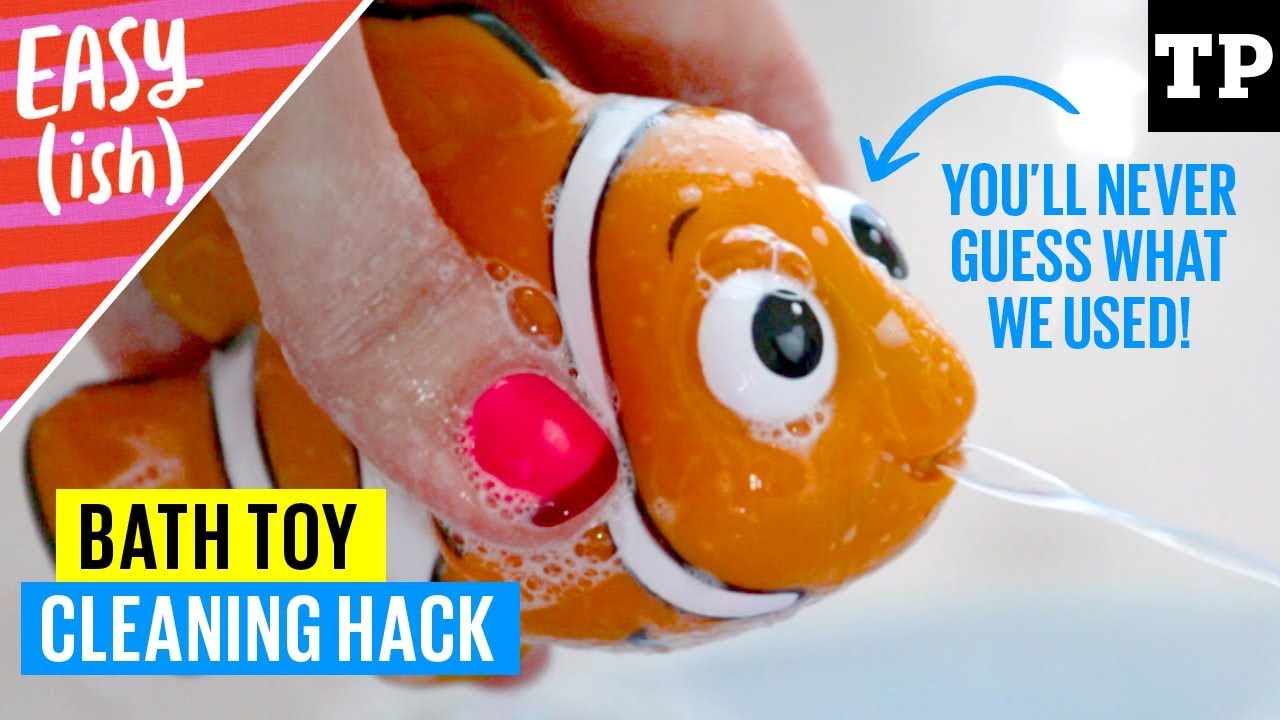 How to clean bath toys