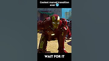Coolest marvel transition ever 🥶 Wait for it #shorts #transition #marvel