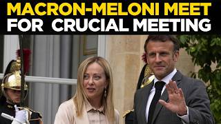 LIVE: Macron And Meloni Meet For Crucial Summit | Is Europe Preparing For A New World Order?